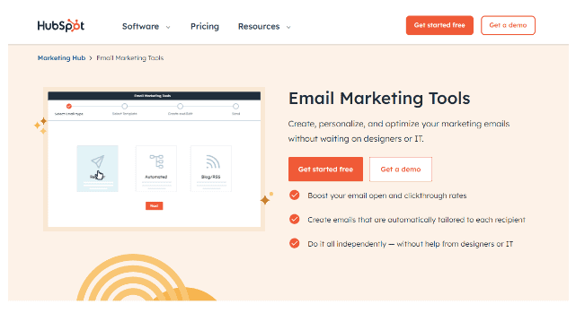 HubSpot: Email Marketing Tools